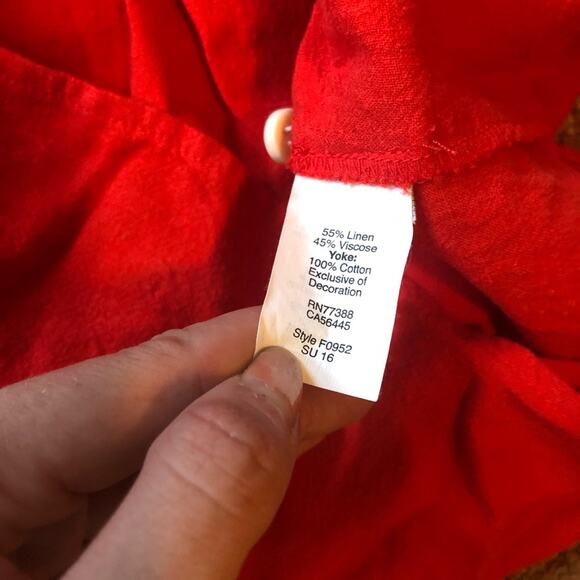 Madewell Eyelet Daybreak Dress in Tropical Coral - Picture 7 of 7